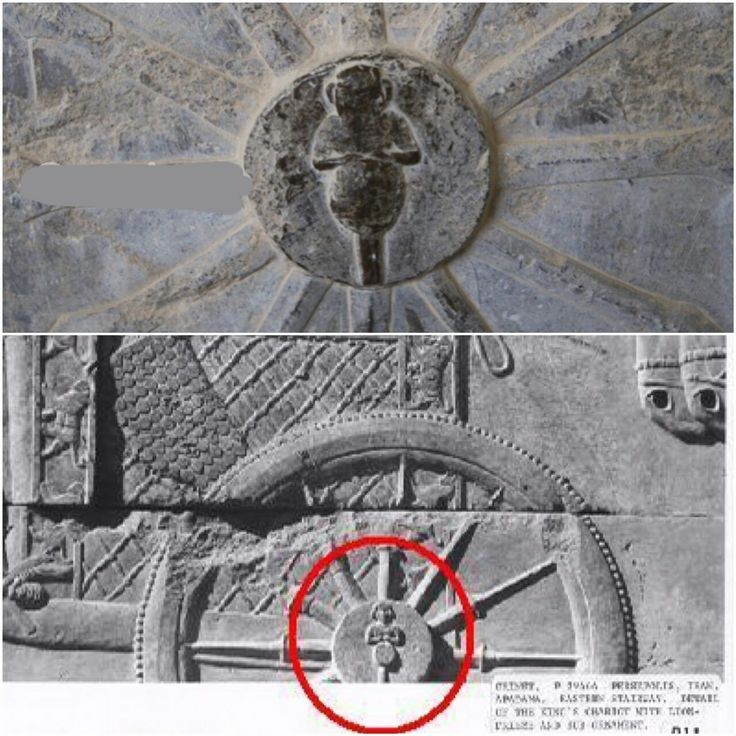 ارابه و زن تخت جمشید